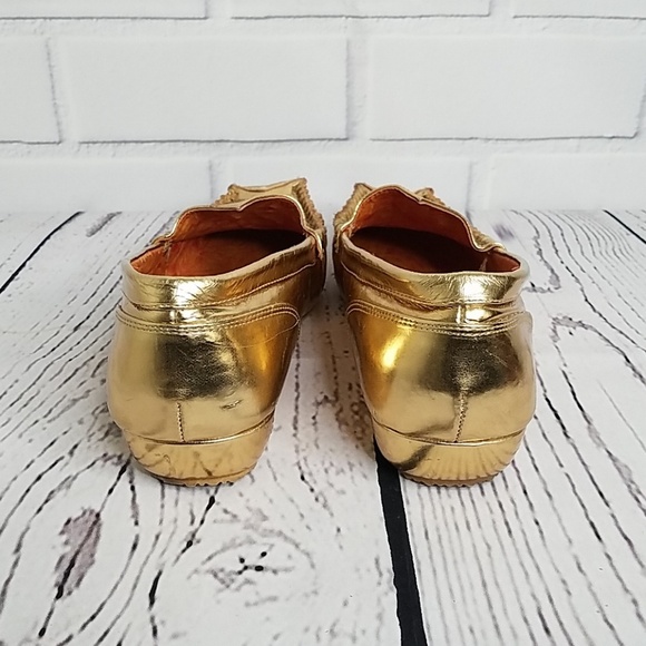 💜-PIERRE DUMAS | NOENI GOLD LOAFERS - Picture 4 of 7